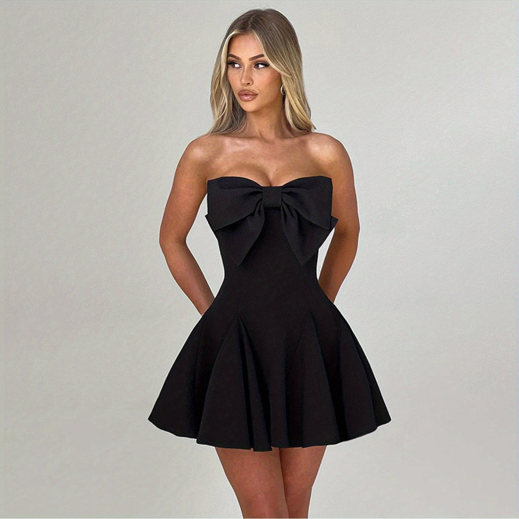 Women's Sexy Party & Formal Evening Dress - Strapless Backless A-Line dress, Machine Washable Formal event & Party Outfit for Women