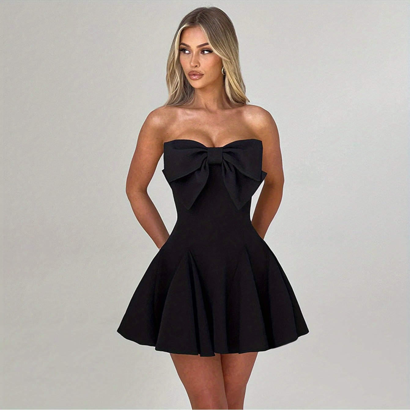 Women's Sexy Party & Formal Evening Dress - Strapless Backless A-Line dress, Machine Washable Formal event & Party Outfit for Women
