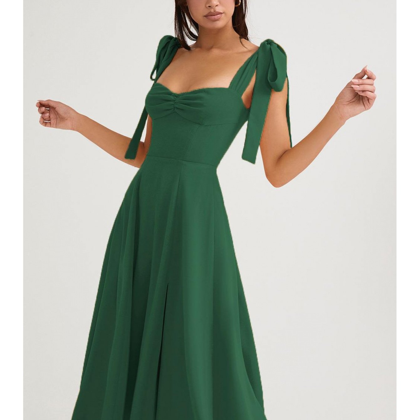 Women's Sexy Elegant Strapless dress - Formal party, Soft Pink long evening gown with Tie Waist, Machine Washable Women's Formal Attire