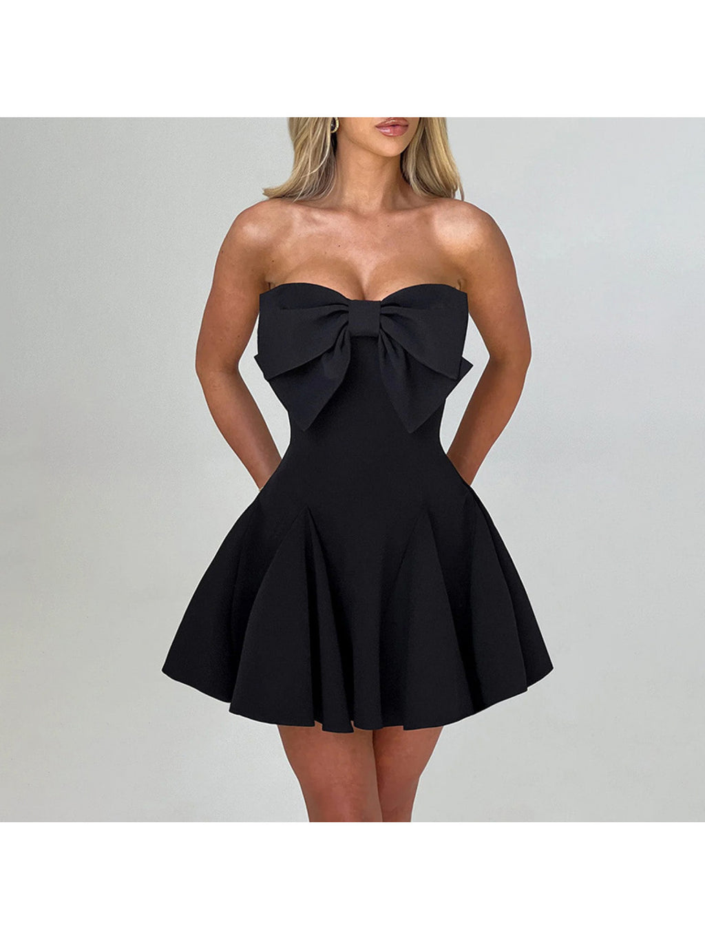 Women's Sexy Party & Formal Evening Dress - Strapless Backless A-Line dress, Machine Washable Formal event & Party Outfit for Women