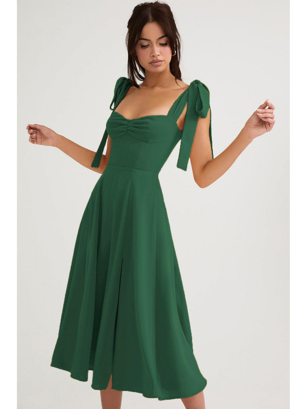 Women's Sexy Elegant Strapless dress - Formal party, Soft Pink long evening gown with Tie Waist, Machine Washable Women's Formal Attire