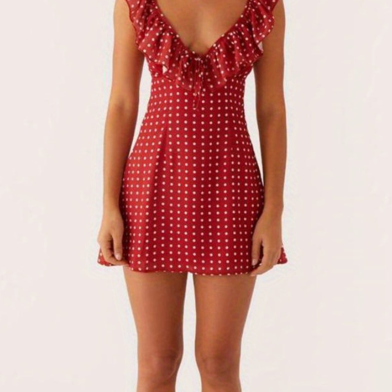 Women Mini Dress Sleeveless V Neck Backless Tie-up Floral\u002FDots Summer A-line Dress for Club Party